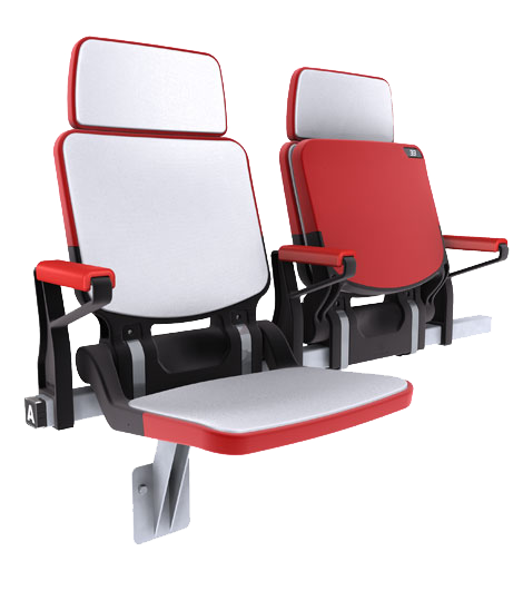 boxseat 908 tribunesæde i plast unisport