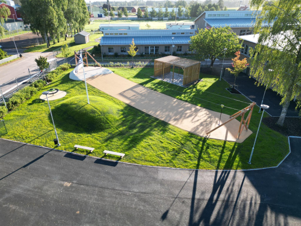 tråvads skola skolgård utemiljö Saltex
