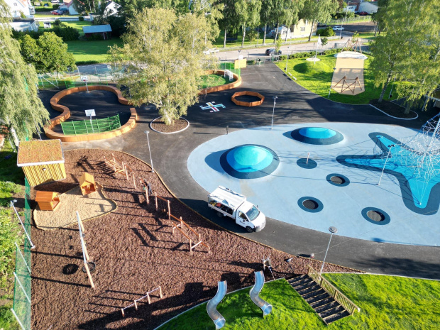 tråvads skola skolgård utemiljö Saltex