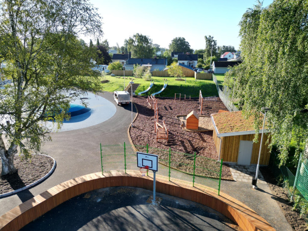 tråvads skola skolgård utemiljö Saltex