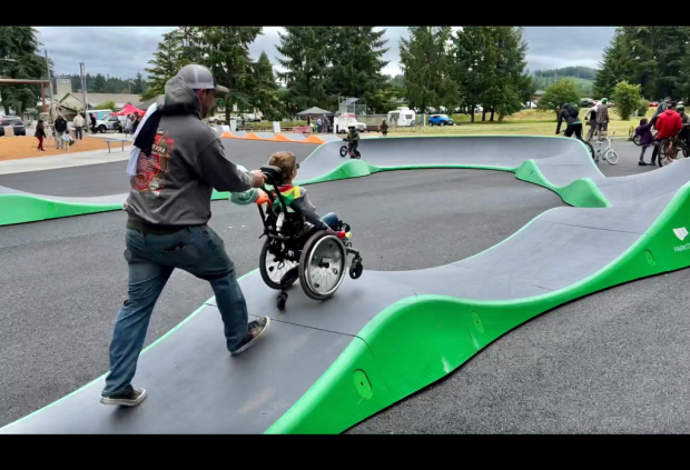 pumptrack modell park unisport