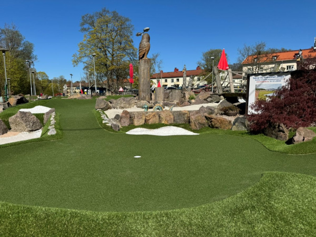 Omläggning Gullbergsbros äventyrsgolfbana saltex