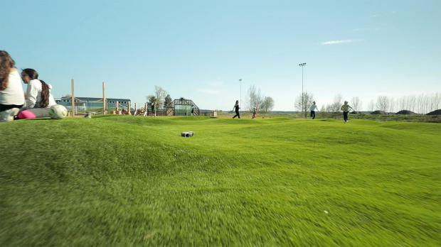 En inspirerande aktivitetspark för barn och ungdomar i Valla saltex