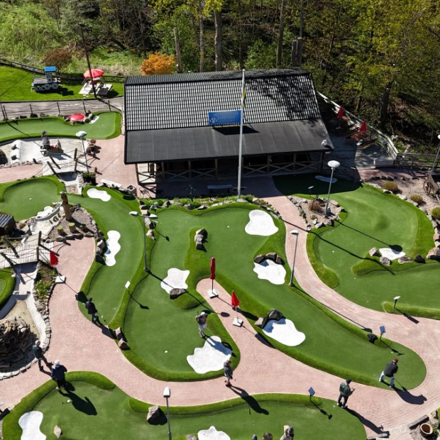 Omläggning Gullbergsbros äventyrsgolfbana saltex