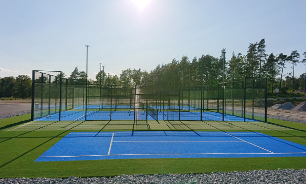 padelbana padelbanor padelcenter house of padel sölvesborg Saltex