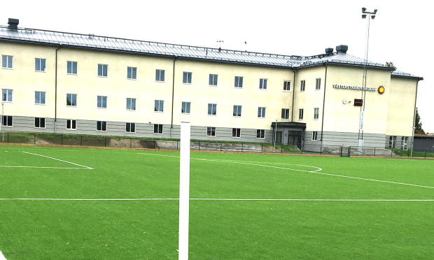 saltex biofill ifyllnadsgranulat västerstrands ip fotbollsplaner miljövänligt Saltex