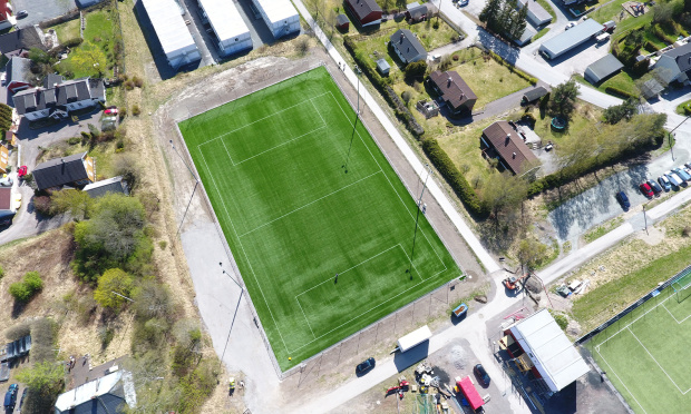 nittedal il har nytt miljøvennlig kunstgress fra Saltex