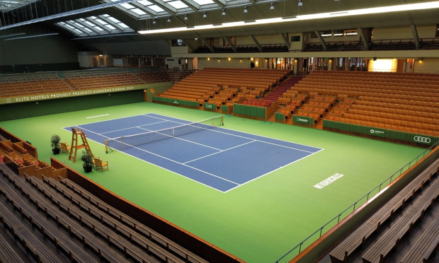 kungliga tennishallen laykold tennisunderlag saltex
