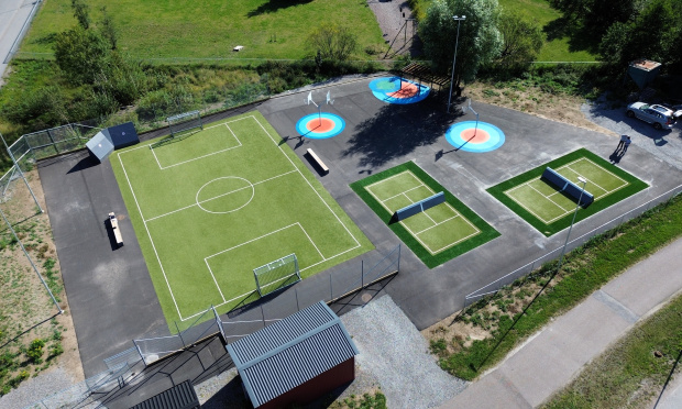 aktivitetsyta möteplatas glasberga sjöstad södertälje saltex